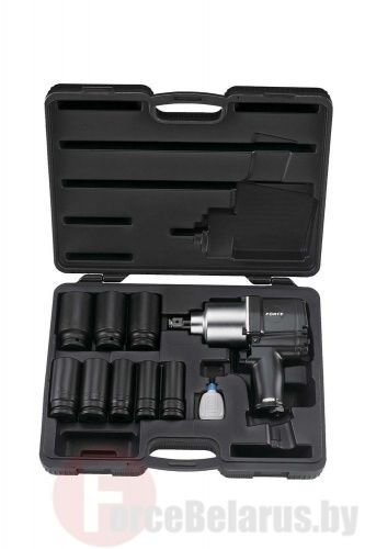 Пневмогайковерт 3/4'' 1491 Нм, с ударными 6-гр. головки 22-41 мм 100 мм, маслёнка 10 пр Нм Force 6111D