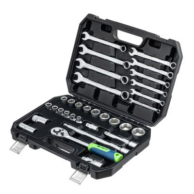 Набор инструментов, 1/2" 32 пр. 6-гр. Сибртех 13393