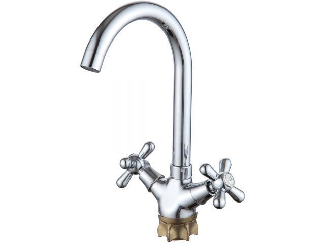 Смеситель для кухни вентильный тип I, серия 340, поворотный J-излив ECONOCE EC0345