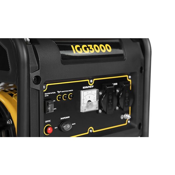 Инверторный генератор, 2,8/2,9 кВт, 7,5 л.с., 7 л CHAMPION IGG3000