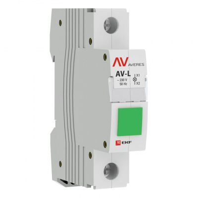 Лампа сигнальная AV-L зеленая EKF AVERES av-l-green-averes