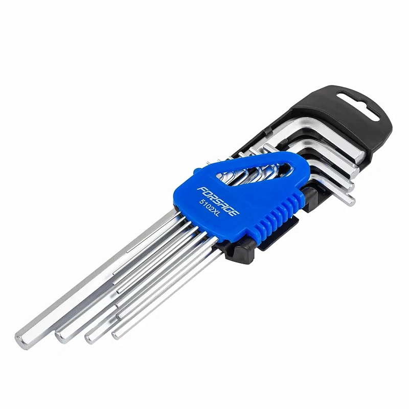 Набор экстра длинных шестигранных ключей 10 пр. Forsage F-5102XL