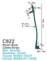 Клипса для крепления внутренней обшивки а/м Хонда пластиковая, 100 шт Forsage C0822(Honda)