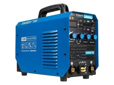 Инверторный аппарат аргонодуговой сварки TIG-200P, DC TIG, HF, Pulse, MMA, 180 A, 150 В-240 В, Solaris TIG-200P
