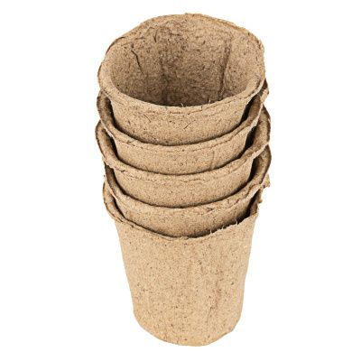 Горшочек для рассады, 60 х 60 мм, торфяной, 5 шт. Россия 64366