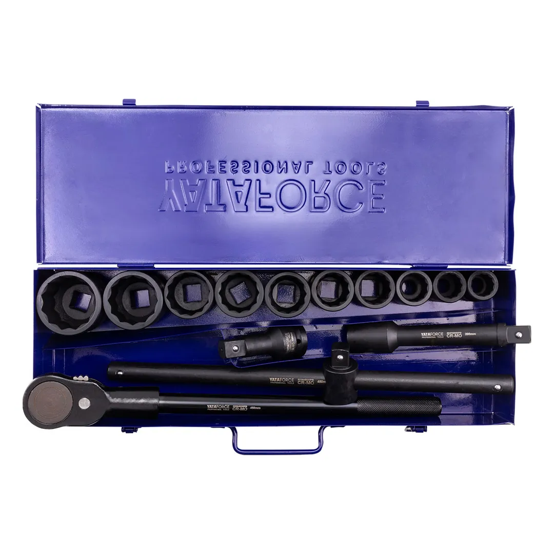 Набор ударных инструментов 15 пр 3/4'' 12-гр YATAFORCE YF-6143-9MPB