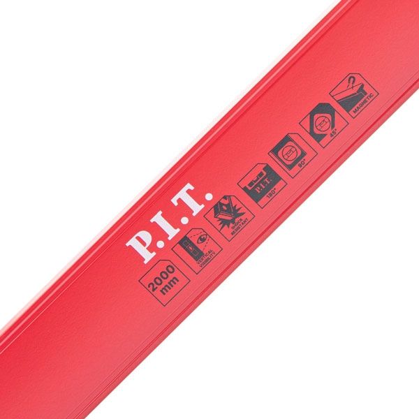 Уровень пузырьковый магнитный ADVANCE HSPL02-2000 (2000мм, 3 капсулы, коробчатый,1мм/м) PIT HSPL02-2000