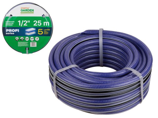 Шланг поливочный 1/2" 25 м, 5 слоев STARTUL GARDEN PROFI ST6038-1/2-25