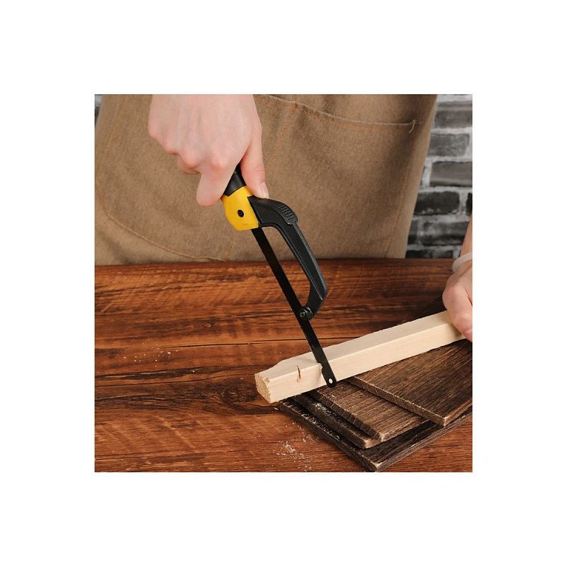 Ножовка-ручка по металлу Deli YS EDL353112, 250 мм, желтый, черный