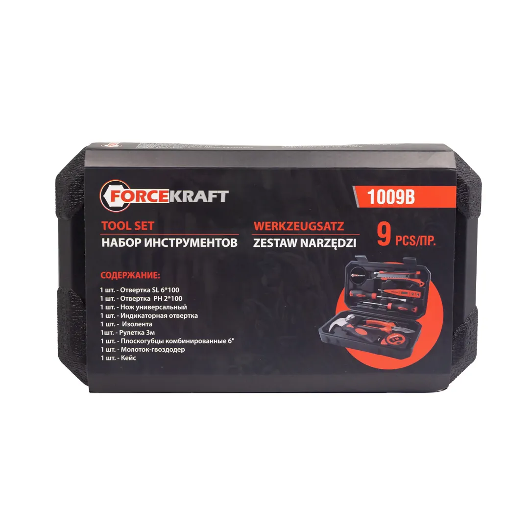 Набор инструментов 9 пр. ForceKraft FK-1009B