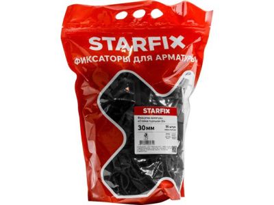 Фиксатор арматуры "Стойка турецкая-30", 50 шт в дой-паке Starfix SMD4-57415-50
