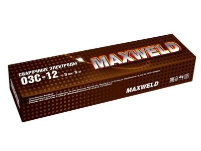 Электроды ОЗС-12 Ø3 мм, уп. 5 кг MAXWELD 4631151467846