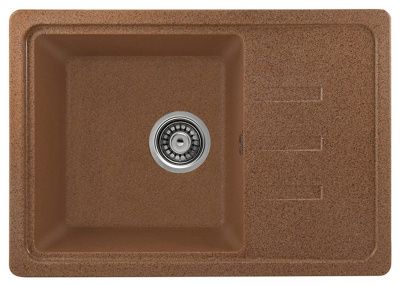 Мойка кухонная из мраморной крошки, терракот, B15-23 Gerhans