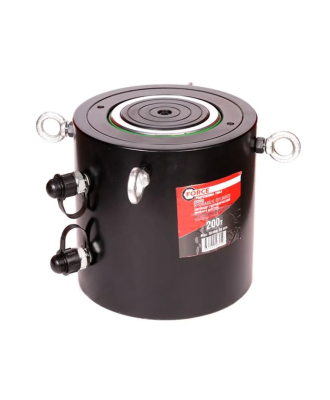 Цилиндр гидравлический двойного действия 200 т, ход штока 150 мм, общий Ø228 мм, L317 мм, 700bar ForceKraft FK-YG200150S