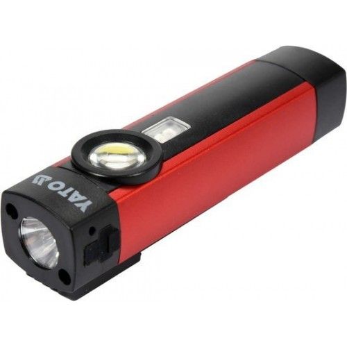 Фонарь светодиодный 5W, 300+200lm, 6500K, 3.7V, 2000mAh Yato YT-08580