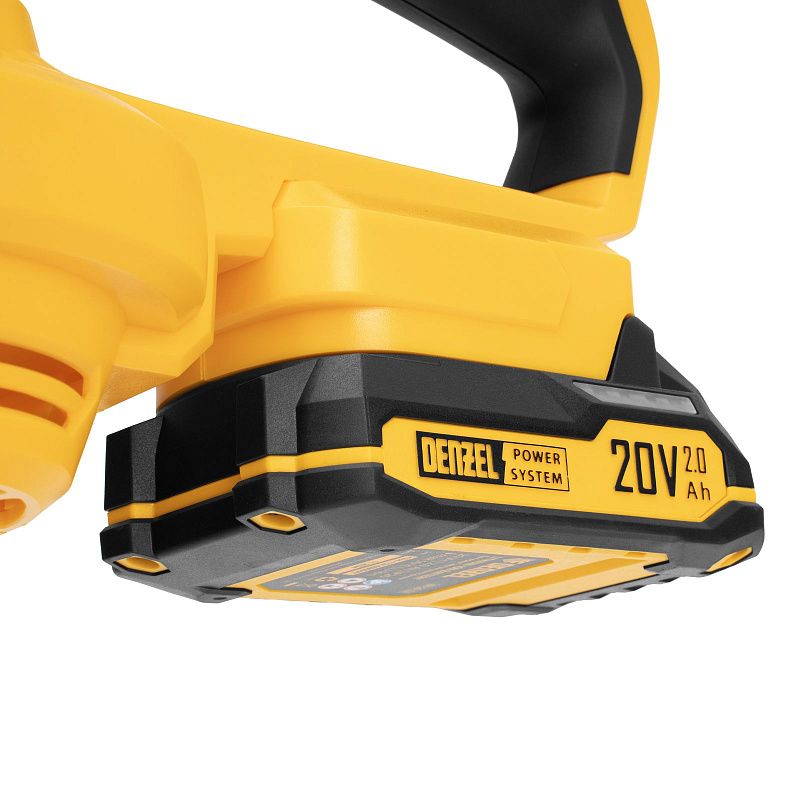 Воздуходувка аккумуляторная, AB-500, 60 м/с, 500 м3/ч, Li-Ion, 20 В Denzel 59608