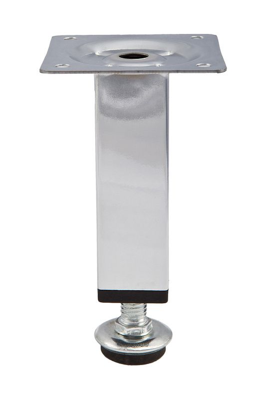 Опора мебельная мет. D-737-3 h100 с регул. хром PL 108279