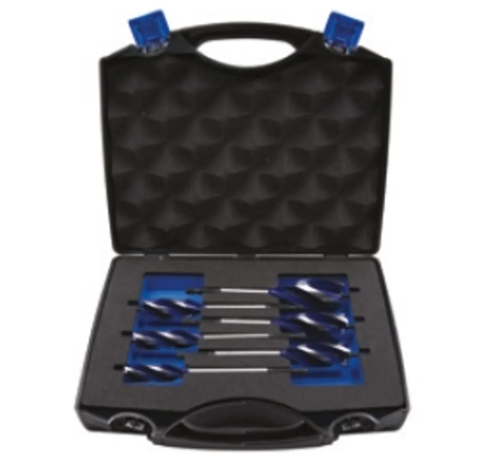 Набор сверел по дереву 16-32 мм 1/4'', 4 режущие кромки, 6 пр. Krino 05055300