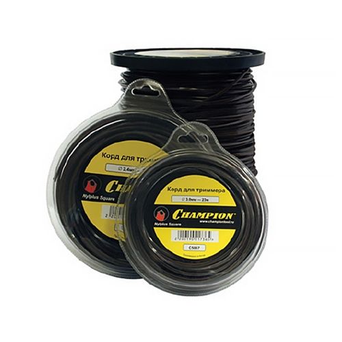 Корд для триммера, 2,4 мм*12м (витой квадрат), Square Twist Duo Champion C5057