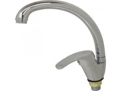Смеситель для кухни, цинк, хром Wisent W59022