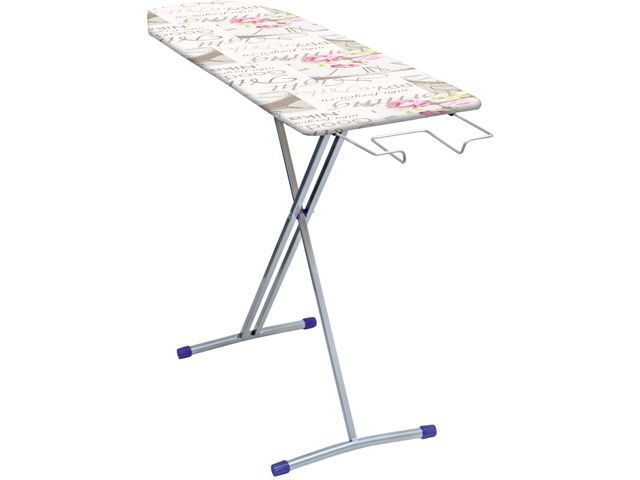 Доска гладильная НИКА 5, фанера 1225х345, подставка п/утюг, цвета в ассортименте NIKA Н5