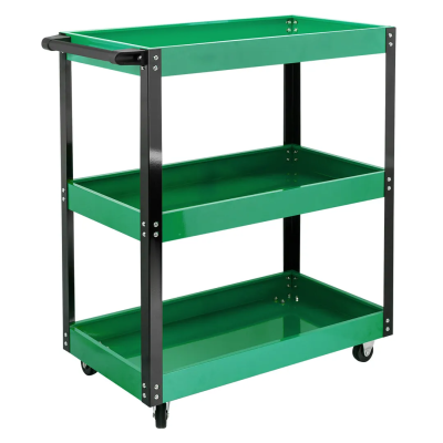 Тележка инструментальная металлическая 3-х полочная 733Х350Х780 мм, max нагрузка 135 кг Forsland Forsland-F-1141343B