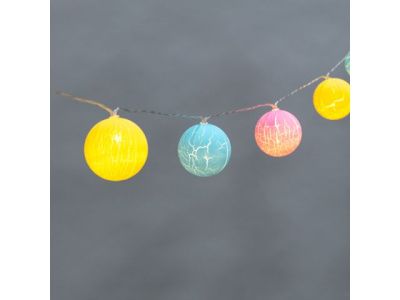Гирлянда светодиодная "Карамельки" 1,5м, 10LED, прозрачный ПВХ, теплый белый, питание USB Neon-Night 304-001