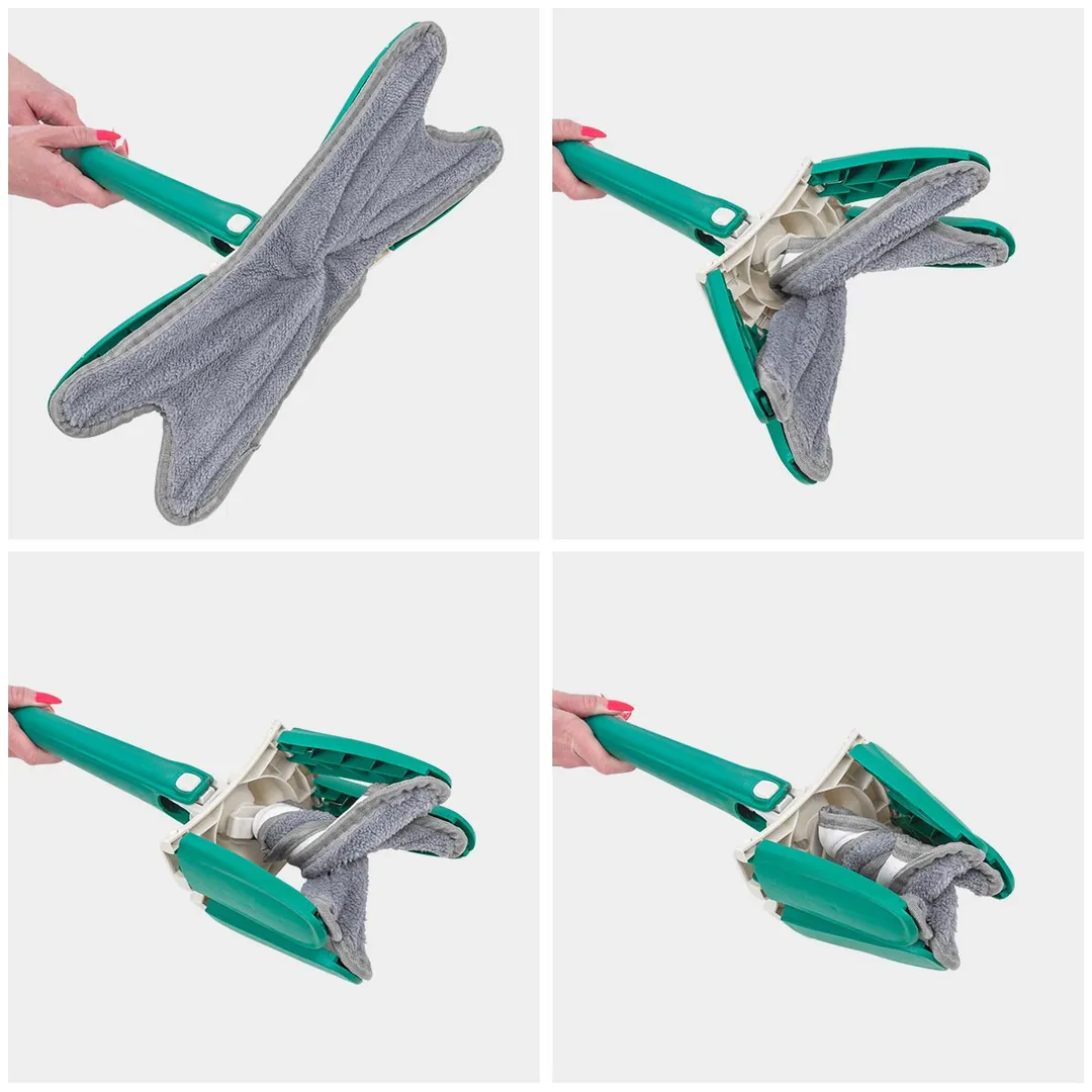 Швабра Х-образная с функцией отжима WMC TOOLS WMC-22(green)