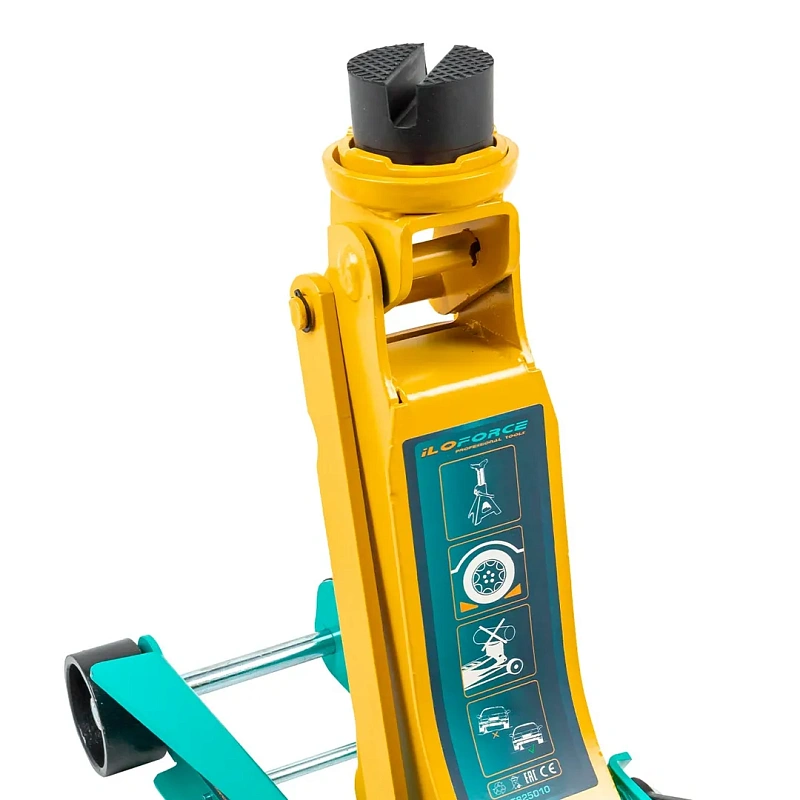 Домкрат подкатной гидравлический 3 т, 85-385 мм, низкопрофильный с поворотной ручкой ILOforce IF-T825010