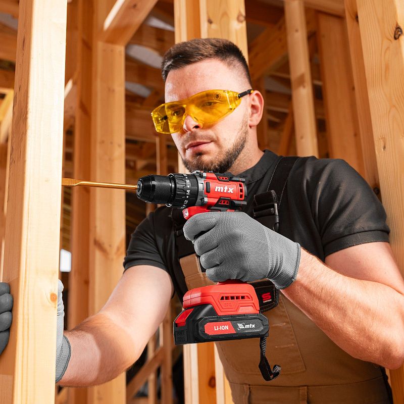 Дрель-шуруповерт аккумуляторная ударная бесщет. CIDS-BL-20, Li-Ion, 20 В MTX 26188