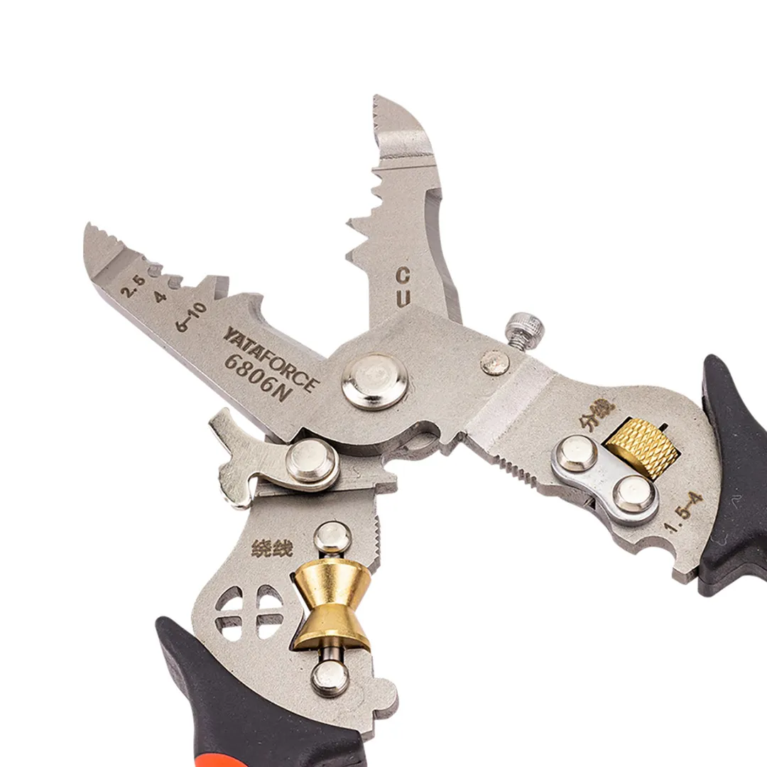 Плоскогубцы многофункциональные 10 в 1, 175 мм YATAFORCE YF-6806N