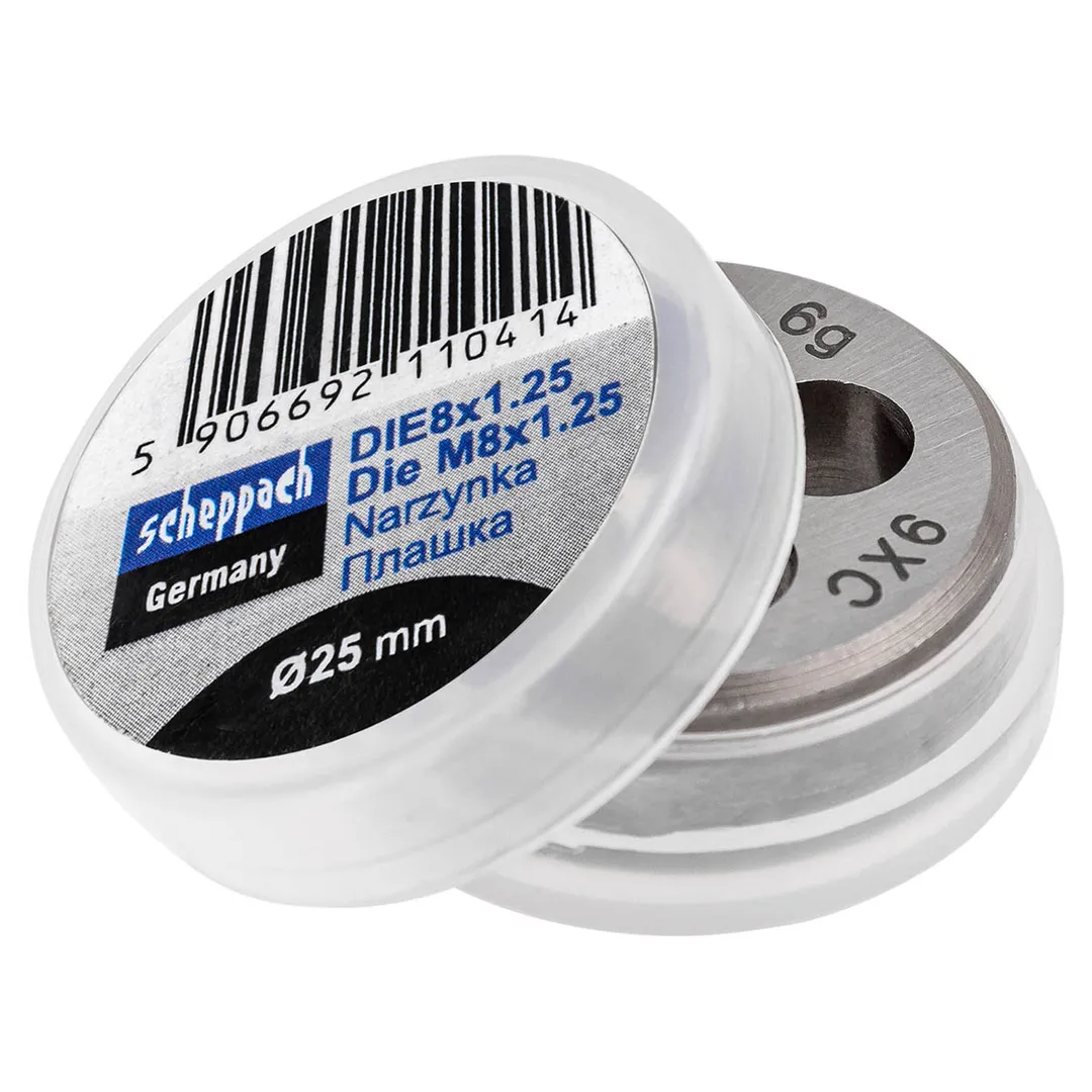 Плашка M8x1,25/Ф25 Scheppach Sch-DIE8x1.25