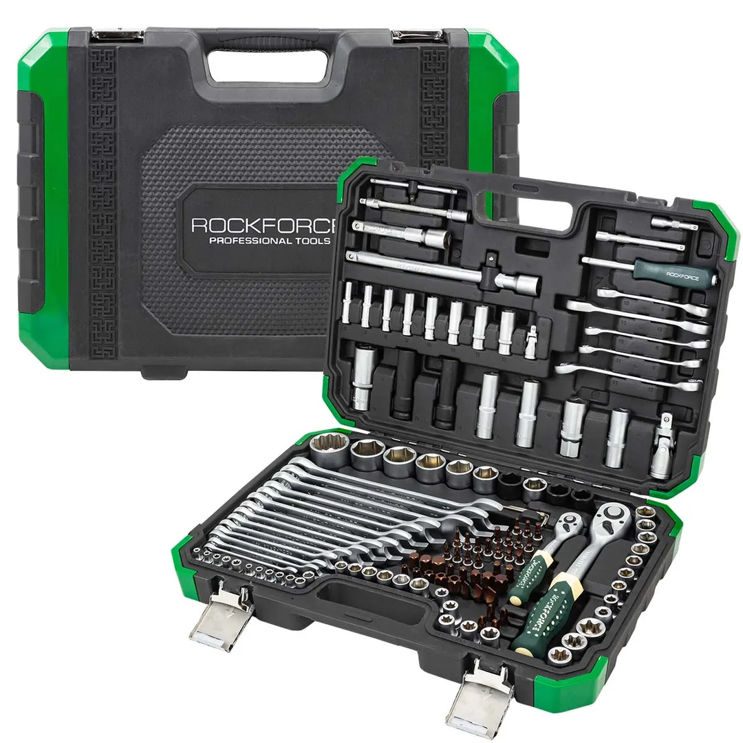 Набор инструментов 125+6 пр. 1/4''&1/2'' 6-гр RockForce RF-41252-5 Premium