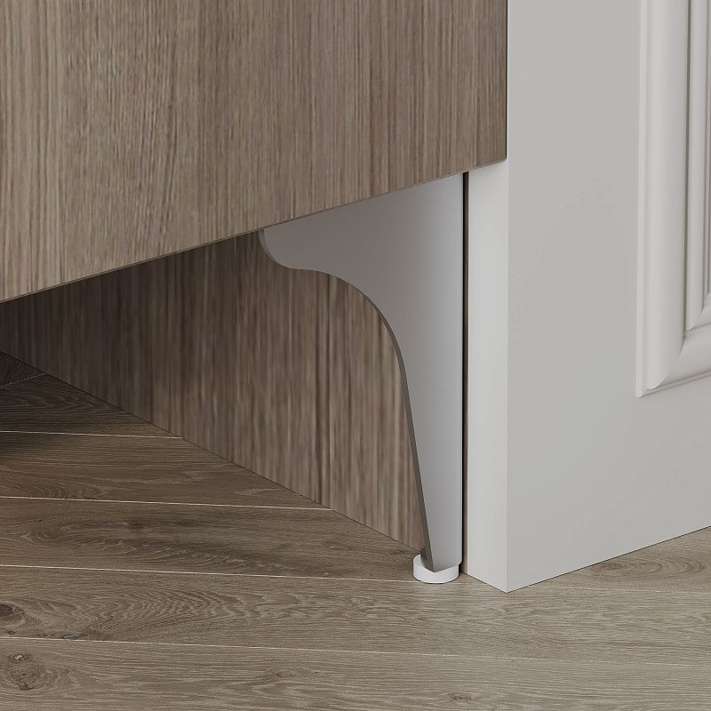 Опора мебельная мет. STELLAR h150 угловая черный матовый AKS 113008