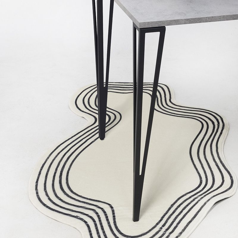 Опора мебельная SPACE h720, черный муар, 1 упак 4 шт., AKS 112501