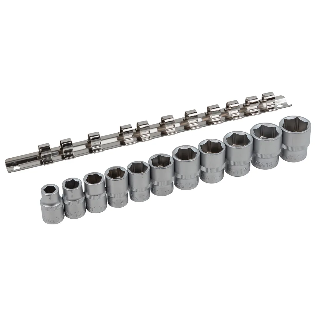 Набор головок 11 пр. 3/8", 6-гр., 8, 10-19 мм Forsage F-3111-5