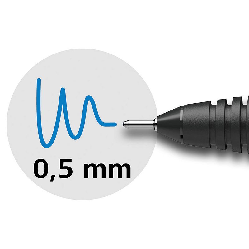 Ручка-роллер "Xtra 805", 0.5 мм, синий, стерж. синий