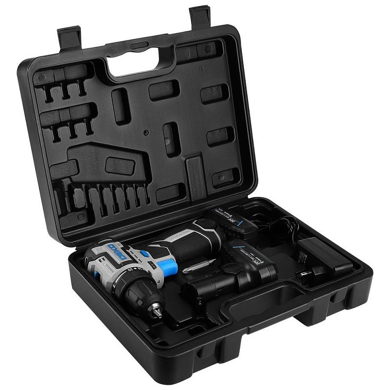 Дрель-шуруповерт аккумуляторная Sharker 20V PRO DEKO 084-1035