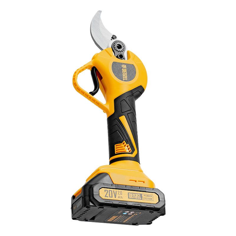 Секатор аккумуляторный, бесщет., CP-30BL, Li-Ion, 20 В, лезвия SK5 Denzel 59434