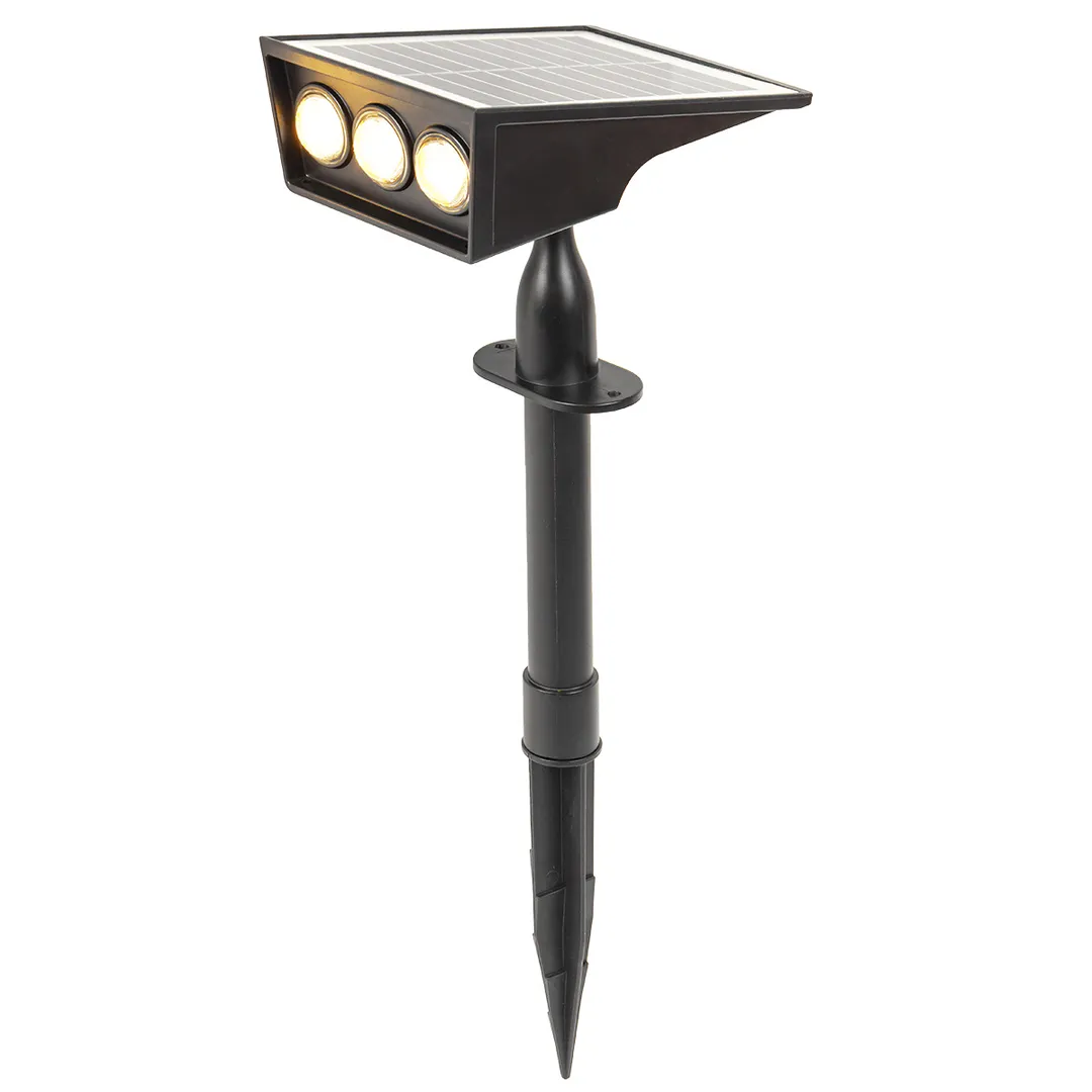 Светильник светодиодный на солнечной батарее 1500мАч, 3 светодиода SMD WMC TOOLS WMC-WL6003 NR