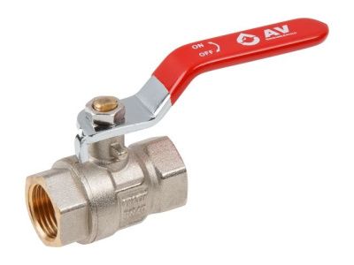 Кран шаровый 1/2'' вн.-вн. ручка PN40 AV Engineering AVE090012
