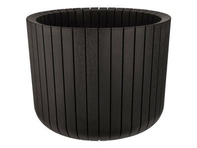 Кашпо ШАТО D380мм H300мм 29л, коричневый ротанг IDEA М3040