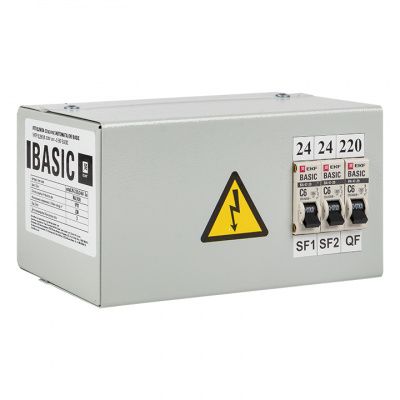 Ящик с понижающим трансформатором ЯТП 0,25кВА 220/24В (3 автомата) EKF Basic yatp0,25-220/24v-3a