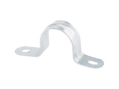 Скоба металлическая двухлапковая Сибртех