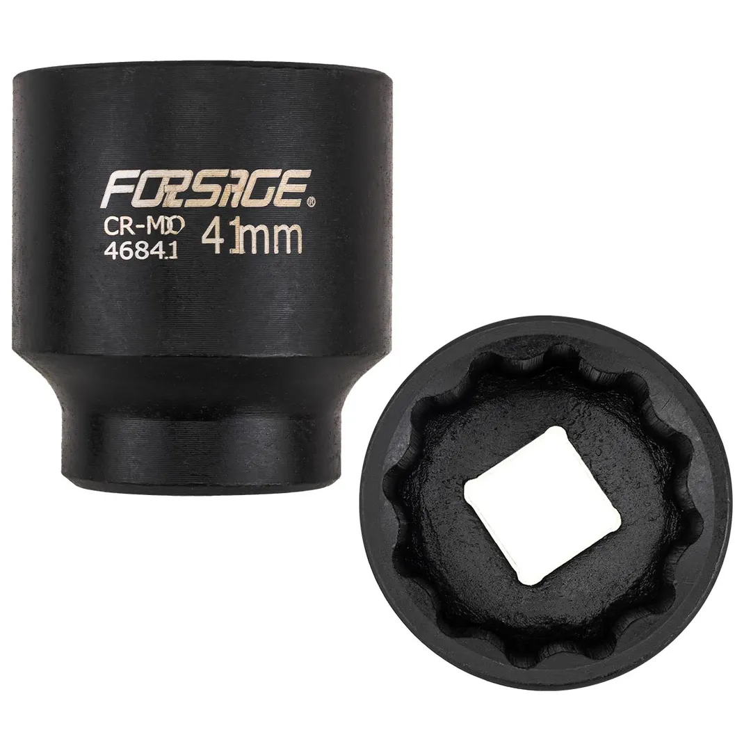 Набор ударных головок 17-50 мм 3/4''&1'' 12-гр 15 пр Forsage F-6154-5MPB