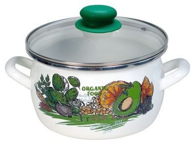 Кастрюля 5,0л (сфера) Сантэкс 1-2450112(Бл)"Бл"(АВ)