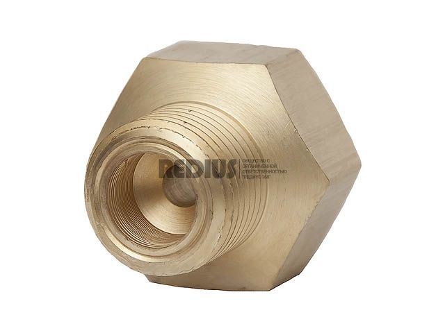 Переходник G3/4"- Сп21,8, УН-000-11, импортный редуктор РЕДИУС 10119