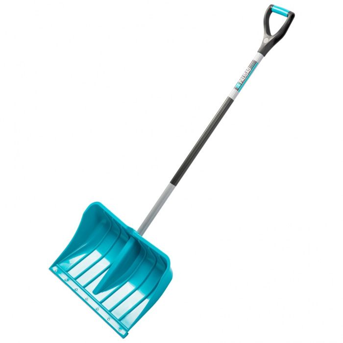 Лопата для уборки снега пластиковая LUXE, 540х375х1520 мм, стальной черенок, Palisad 615685