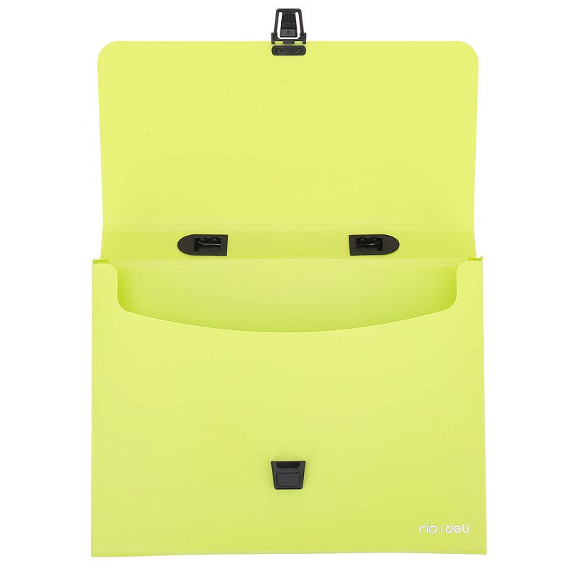 Портфель на 1 деление "Deli", пластик, 1, ассорти