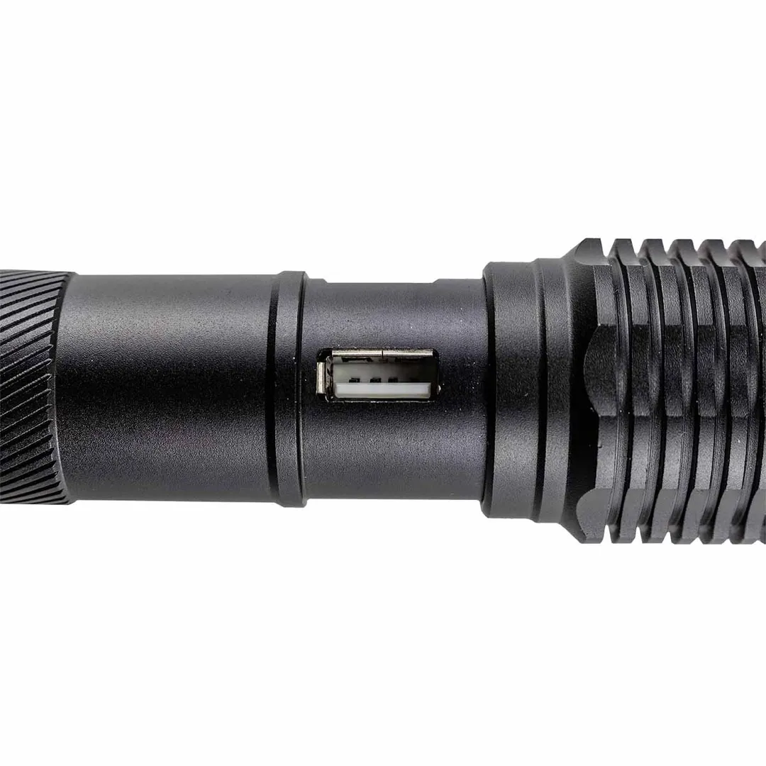 Фонарь светодиодный аккумуляторный, IPX1, 3 режима освещения Forsage F-BF107